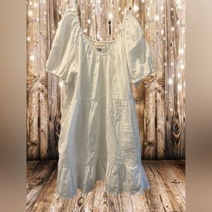 Universal Thread Puff Short Sleeve Tiered Babydoll Dress